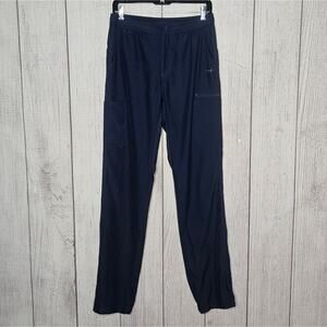 Carhartt Force C55106T Cargo Scrub Pants in Navy Blue, size Small Tall